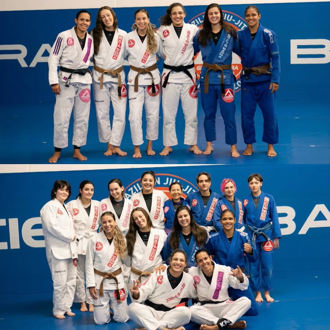 Womens BJJ class group photo at Gracie Barra Coral Springs